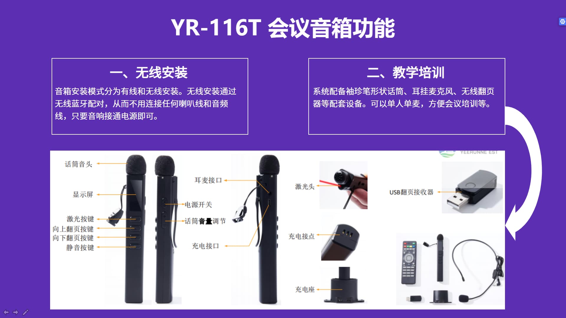 會議教學(xué)音箱系統(tǒng)功能1